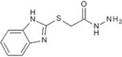 2-(Benzimidazolylthio)acetic acid hydrazide