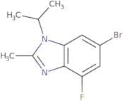 6-Bromo-4-fluoro-2-methyl-1-propan-2-ylbenzimidazole