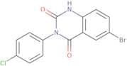 6-Bromo-3-(4-chlorophenyl)quinazoline-2,4(1H,3H)-dione
