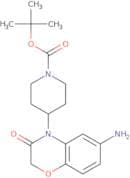 tert-Butyl 4-(6-amino-3-oxo-2,3-dihydro-4H-1,4-benzoxazin-4-yl)piperidine-1-carboxylate