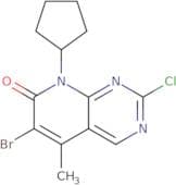 6-Bromo-2-chloro-8-cyclopentyl-5-methylpyrido[2,3-d]pyrimidin-7(8H)-one