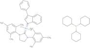 1,3-Bis(2,4,6-trimethylphenyl)-2-imidazolidinylidene]dichloro-(3-phenyl-1H-inden-1-ylidene)(tricyc…