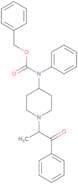 Benzyl (1-(1-oxo-1-phenylpropan-2-yl)piperidin-4-yl)(phenyl)carbamate