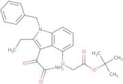 tert-Butyl 2-(3-(2-amino-2-oxoacetyl)-1-benzyl-2-ethyl-1H-indol-4-yloxy)acetate