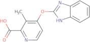 4-[(1H-Benzimidazol-2-yl)oxy]-3-methyl-2-pyridinecarboxylic acid