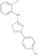(4-(4-bromophenyl)(2,5-thiazolyl))(2-chlorophenyl)amine