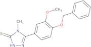 3-(4-Benzyloxy-3-methoxyphenyl)-4-methyl-1,2,4-triazoline-5-thione
