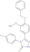 3-(4-Benzyloxy-3-methoxyphenyl)-4-(4-chlorophenyl)-1,2,4-triazoline-5-thione