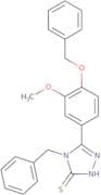 3-(4-Benzyloxy-3-methoxyphenyl)-4-benzyl-1,2,4-triazoline-5-thione
