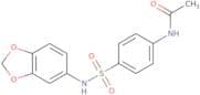 N-(4-((Benzo[3,4-d]1,3-dioxolen-5-ylamino)sulfonyl)phenyl)ethanamide