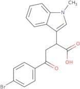 4-(4-Bromophenyl)-2-(1-methylindol-3-yl)-4-oxobutanoic acid