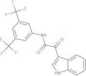 N-(3,5-Bis(trifluoromethyl)phenyl)-2-indol-3-yl-2-oxoethanamide