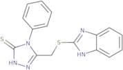 5-(Benzimidazol-2-ylthiomethyl)-4-phenyl-1,2,4-triazole-3-thiol