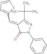 3-(tert-butyl)-1-phenyl-4-(2-thienylmethylene)-2-pyrazolin-5-one