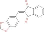 2-(benzo[3,4-d]1,3-dioxolen-5-ylmethylene)indane-1,3-dione