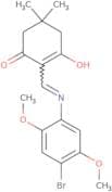 2-(((4-Bromo-2,5-dimethoxyphenyl)amino)methylene)-5,5-dimethylcyclohexane-1,3-dione