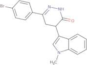 3-(4-bromophenyl)-5-(1-methylindol-3-yl)-1H,4H,5H-1,2-diazin-6-one