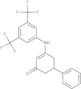 3-((3,5-bis(trifluoromethyl)phenyl)amino)-5-phenylcyclohex-2-en-1-one