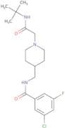 N-((1-(2-(tert-Butylamino)-2-oxoethyl)piperidin-4-yl)methyl)-3-chloro-5-fluorobenzamide