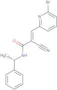 (S,E)-3-(6-Bromopyridin-2-yl)-2-cyano-N-(1-phenylethyl)acrylamide
