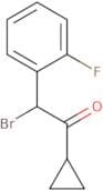 2-Bromo-2-(2-fluorophenyl)-1-cyclopropylethanone
