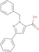 1-Benzyl-3-phenyl-1H-pyrazole-5-carboxylic acid