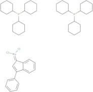 Bis(tricyclohexylphosphine)-3-phenyl-1H-inden-1-ylideneruthenium(IV) dichloride