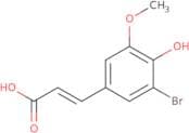 3-(3-Bromo-4-hydroxy-5-methoxyphenyl)acrylic acid