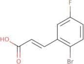 2-Bromo-5-fluorocinnamic acid