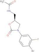 (5S)-N-[3-(4-Bromo-3-fluorophenyl)-2-oxooxazolidin-5-ylmethyl]acetamide