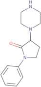 1-Phenyl-3-(piperazin-1-yl)pyrrolidin-2-one