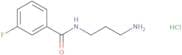 N-(3-Aminopropyl)-3-fluorobenzamide hydrochloride