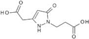 3-[5-(2-Carboxyethyl) pyrazon-2-yl] propionic acid