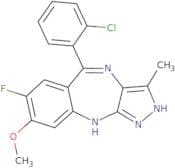 5-(2-Chlorophenyl)-7-fluoro-1,2-dihydro-8-methoxy-3-methylpyrazolo[3,4-b][1,4]benzodiazepine