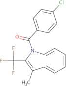 (4-Chlorophenyl)(3-methyl-2-(trifluoromethyl)-1H-indol-1-yl)methanone