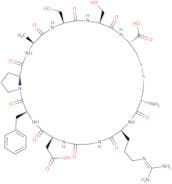 H-Cys-Arg-Gly-Asp-Phe-Pro-Ala-Ser-Ser-Cys-OH (Disulfide bond)