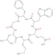 Cyclo(-Gln-Trp-Phe-Gly-Leu-Met)