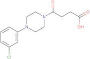 4-[4-(3-Chlorophenyl)piperazin-1-yl]-4-oxobutanoic acid