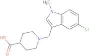 1-[(5-Chloro-1-methyl-1H-indol-3-yl)methyl]piperidine-4-carboxylic acid