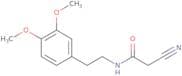 2-Cyano-N-[2-(3,4-dimethoxyphenyl)ethyl]acetamide
