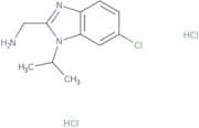 [(6-Chloro-1-isopropyl-1H-benzimidazol-2-yl)methyl]amine dihydrochloride