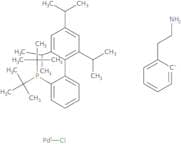 Chloro[2-(di-tert-butylphosphino)-2',4',6'-triisopropyl-1,1'-biphenyl][2-(2-aminoethyl)phenyl)]pal…