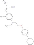 [[4-[[2-(4-Cyclohexylphenoxy)ethyl]ethylamino]-2-methylphenyl]methylene]malononitrile