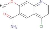 4-Chloro-7-methoxyquinoline-6-carboxamide
