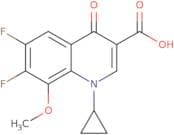 1-Cyclopropyl-6,7-difluoro-1,4-dihydro-8-methoxy-4-oxo-3-quinolinecarboxylic acid