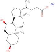 Chenodeoxycholic acid, sodium salt
