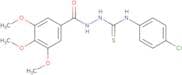 4-(4-Chlorophenyl)-1-(3,4,5-trimethoxbenzoyl)thiosemicarbazide