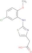 2-(4-(5-Chloro-2-methoxyphenylamino)-3,5-thiazolyl)acetic acid
