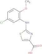2-((5-Chloro-2-methoxyphenyl)amino)-1,3-thiazole-4-carboxylic acid
