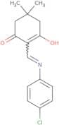 2-(((4-Chlorophenyl)amino)methylene)-5,5-dimethylcyclohexane-1,3-dione